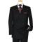 Giorgio Cosani Black Shadow Checker Board Double Breasted Super 140's Cashmere Wool Suit 961